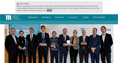 Desktop Screenshot of fundacionmahousanmiguel.com